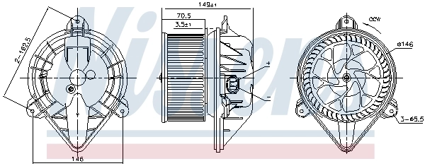 Interior Blower 87174
