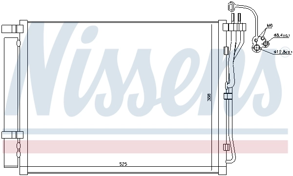 NISSENS 940699 Condenser, air conditioning