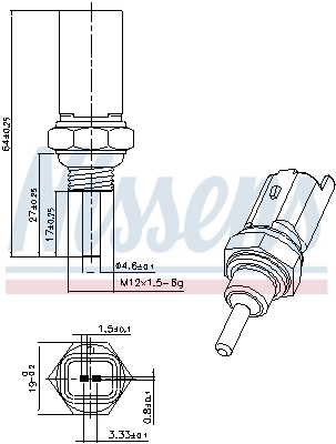 Sensor, coolant temperature ** FIRST FIT ** 207034