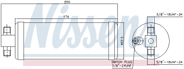 NISSENS 95977 Dryer, air conditioning