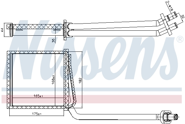 Heat Exchanger, interior heating 707217