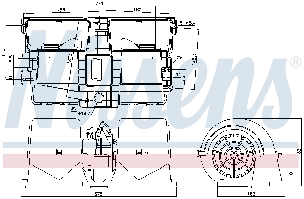 Interior Blower 87134