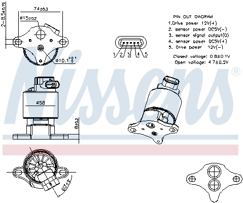 EGR Valve ** FIRST FIT ** 98360