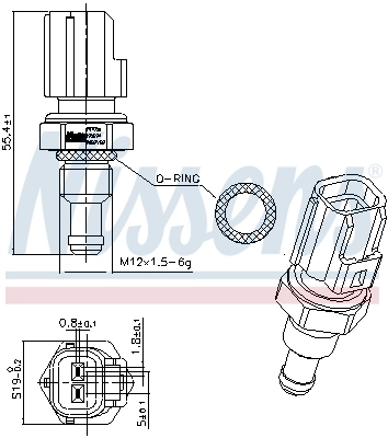 Sensor, coolant temperature ** FIRST FIT ** 207056