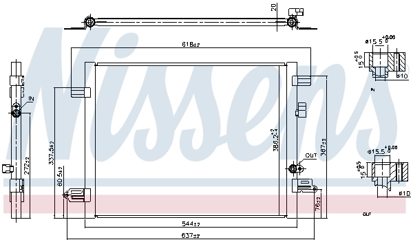 Condenser, air conditioning ** FIRST FIT ** 941061