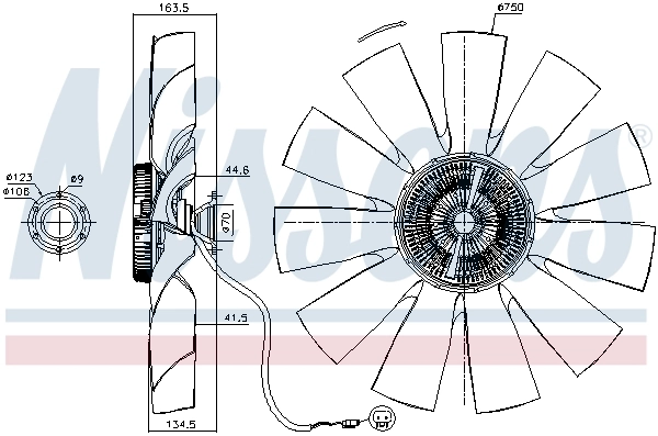 Clutch, radiator fan 86029