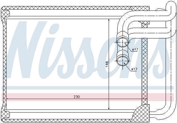 NISSENS 77622 Heat Exchanger, interior heating