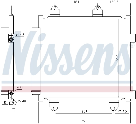 Condenser, air conditioning ** FIRST FIT ** 941176