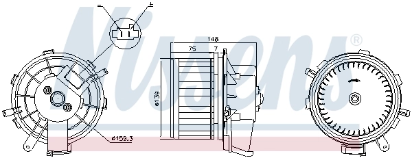 Interior Blower 87292