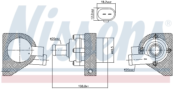 Auxiliary Water Pump (cooling water circuit) ** FIRST FIT ** 832110