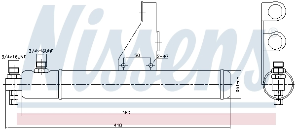 NISSENS 95606 Dryer, air conditioning