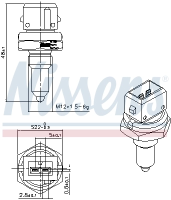 Sensor, Kühlmitteltemperatur ** FIRST FIT ** 207088
