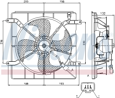 Fan, engine cooling 85046