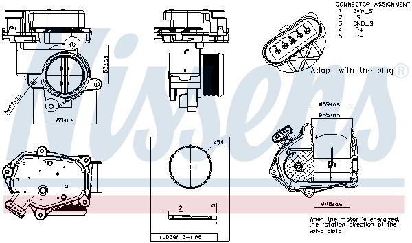 Drosselklappenstutzen 955003