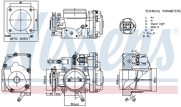 Throttle Body ** FIRST FIT ** 955063