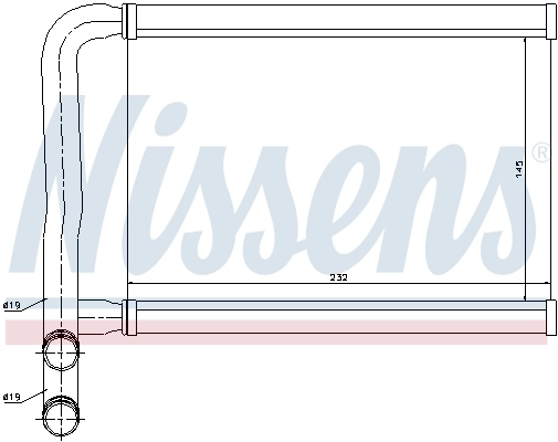 NISSENS 77631 Heat Exchanger, interior heating