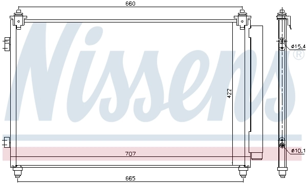 NISSENS 940611 Condenser, air conditioning