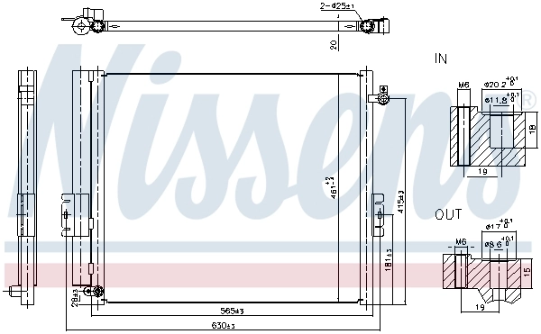 Condenser, air conditioning ** FIRST FIT ** 940847