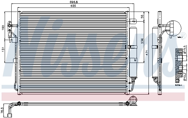 Condenser, air conditioning ** FIRST FIT ** 94962