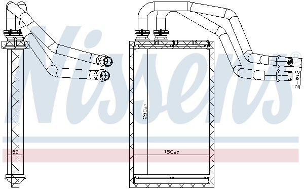 Heat Exchanger, interior heating 707215
