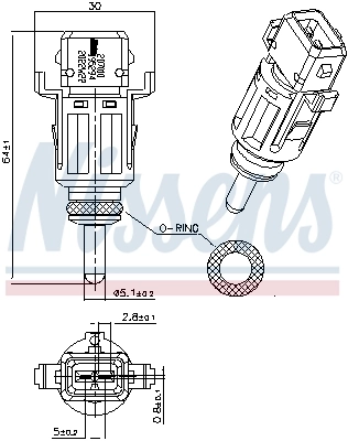 Sensor, coolant temperature ** FIRST FIT ** 207010