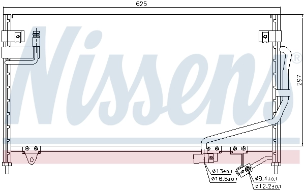 NISSENS 94687 Condenser, air conditioning