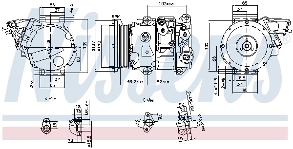 Compressor, air conditioning ** FIRST FIT ** 890876