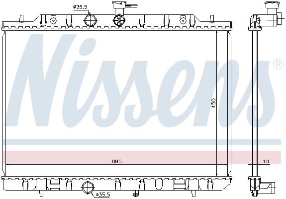 Radiator, pendingin mesin 68724