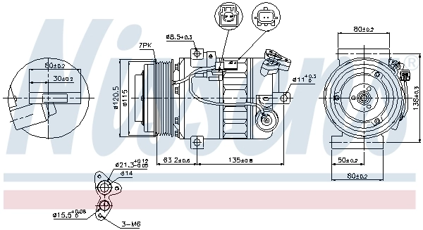 Compressor, air conditioning ** FIRST FIT ** 89392