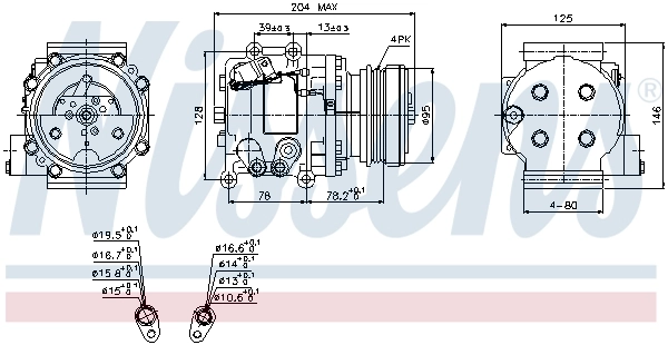 NISSENS 89229 Compressor, air conditioning