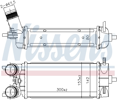 NISSENS 961483 Charge Air Cooler