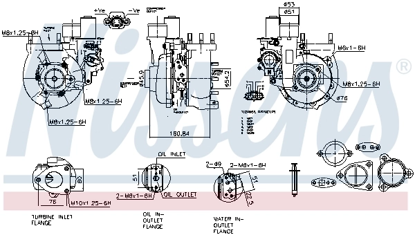 NISSENS 93643 Charger, charging (supercharged/turbocharged)