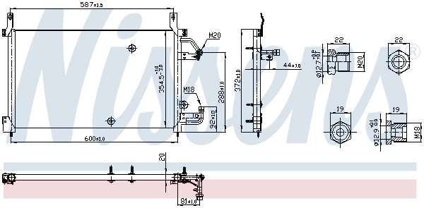 NISSENS 94424 Condenser, air conditioning
