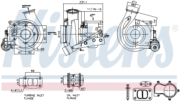 NISSENS 93711 Charger, charging (supercharged/turbocharged)