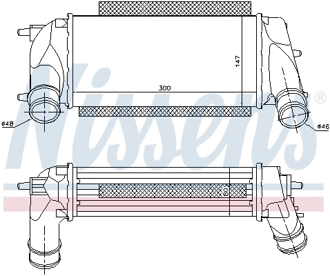 Charge Air Cooler 96498