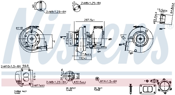 NISSENS 93300 Charger, charging (supercharged/turbocharged)
