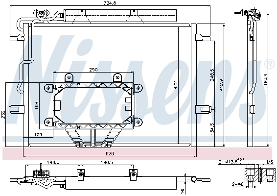 Condenser, air conditioning ** FIRST FIT ** 940325