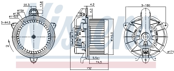 Interior Blower 87495