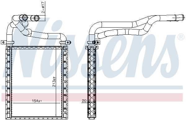 Heat Exchanger, interior heating 707191
