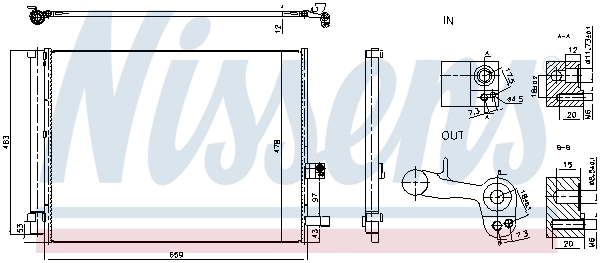 Condenser, air conditioning ** FIRST FIT ** 941007