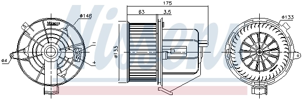 Interior Blower 87293
