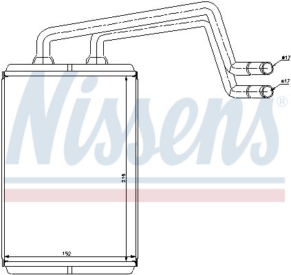 Heat Exchanger, interior heating 77612