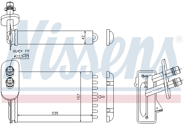 Heat Exchanger, interior heating 73921