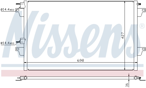 Condenser, air conditioning ** FIRST FIT ** 94627