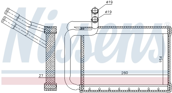 Heat Exchanger, interior heating 77635