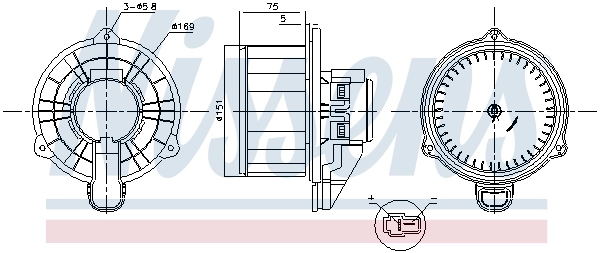 Interior Blower 87569