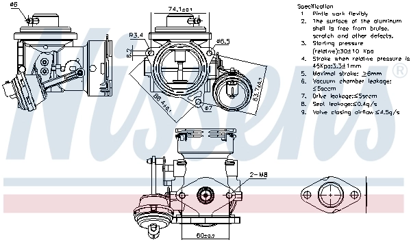 EGR Valve ** FIRST FIT ** 98299