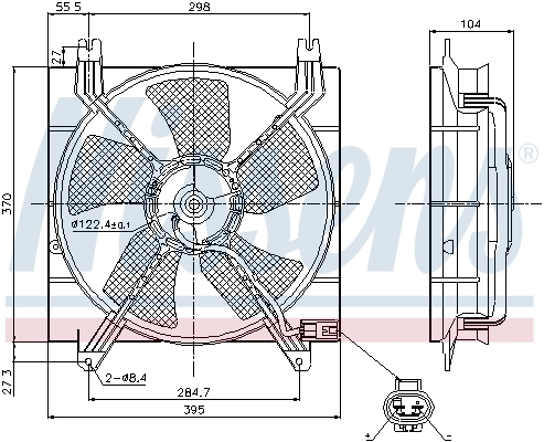 Fan, engine cooling 85353