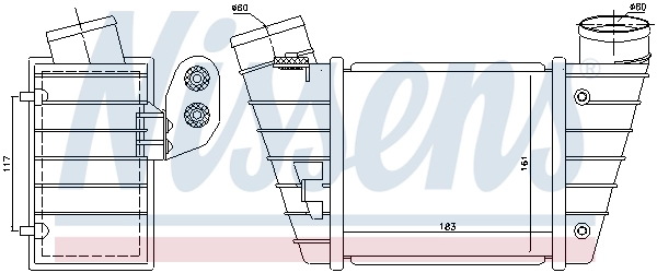 NISSENS 96746 Charge Air Cooler