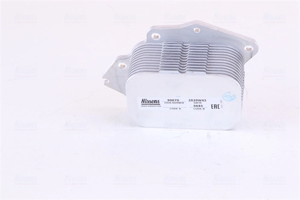 Oil Cooler, engine oil ** FIRST FIT ** 90670